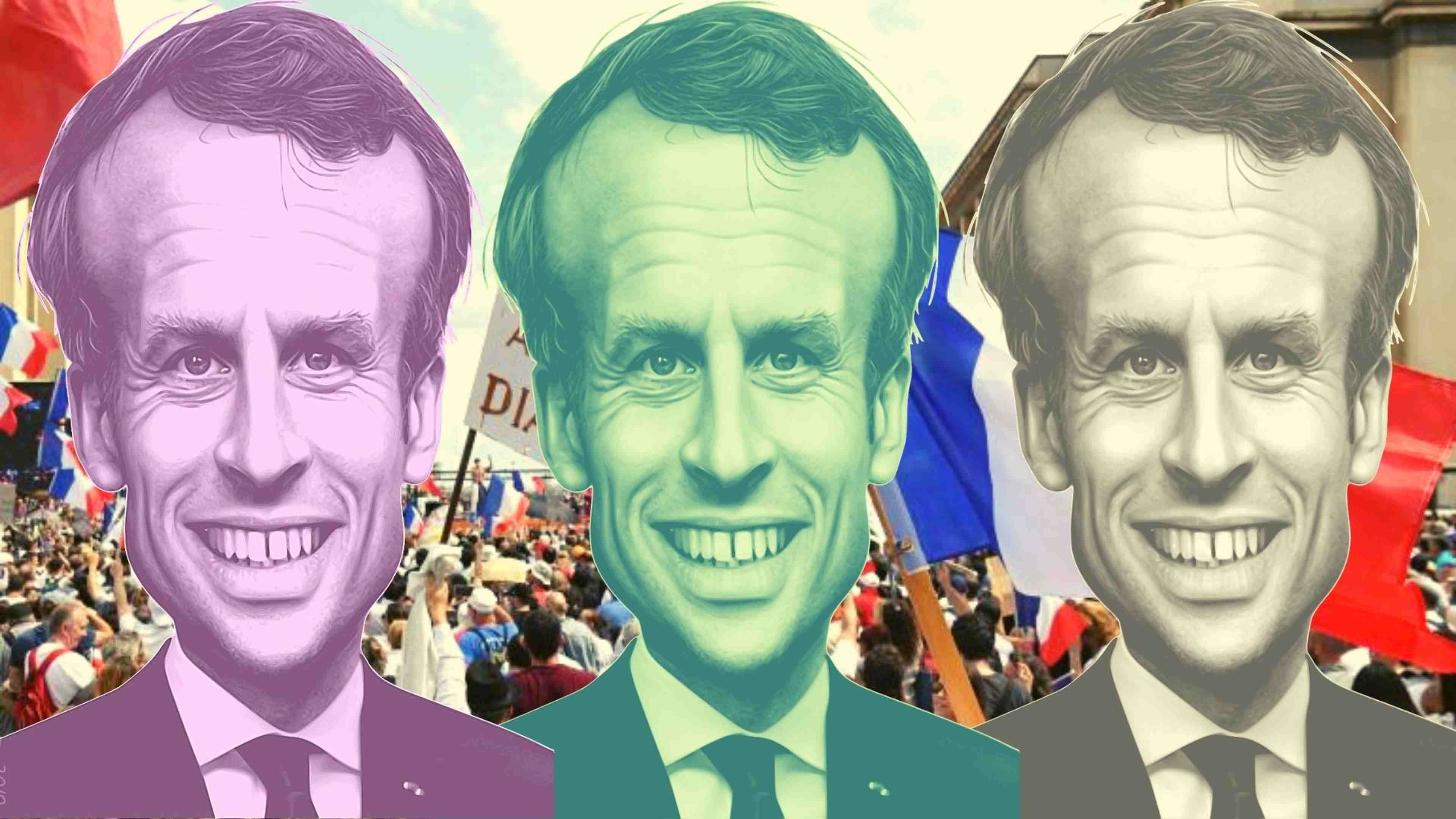 /2021/07/macron en meme temps covid crise vaccins gilets jaunes manifestations