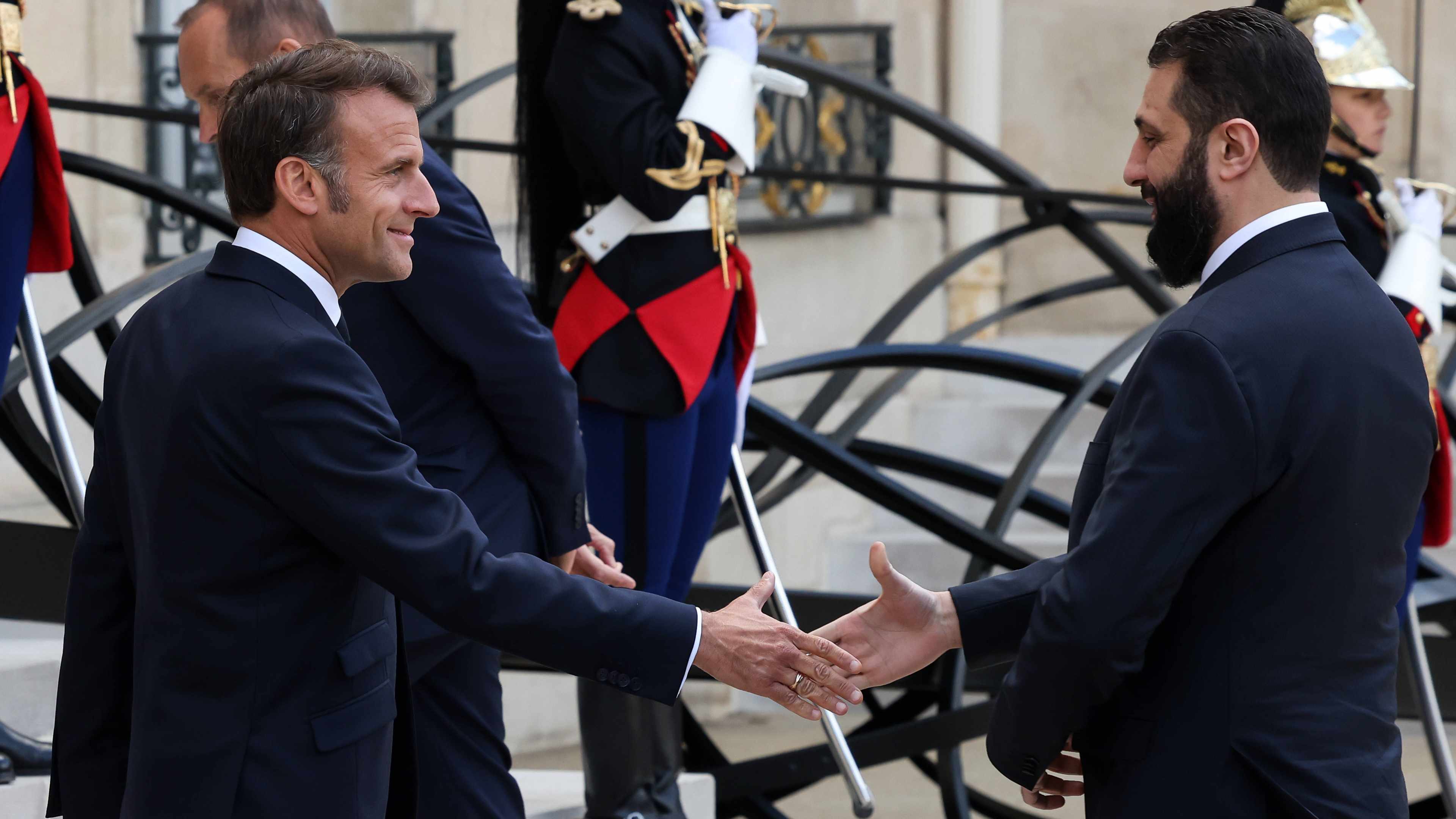 MACRON-AL-CHARAA-SYRIE