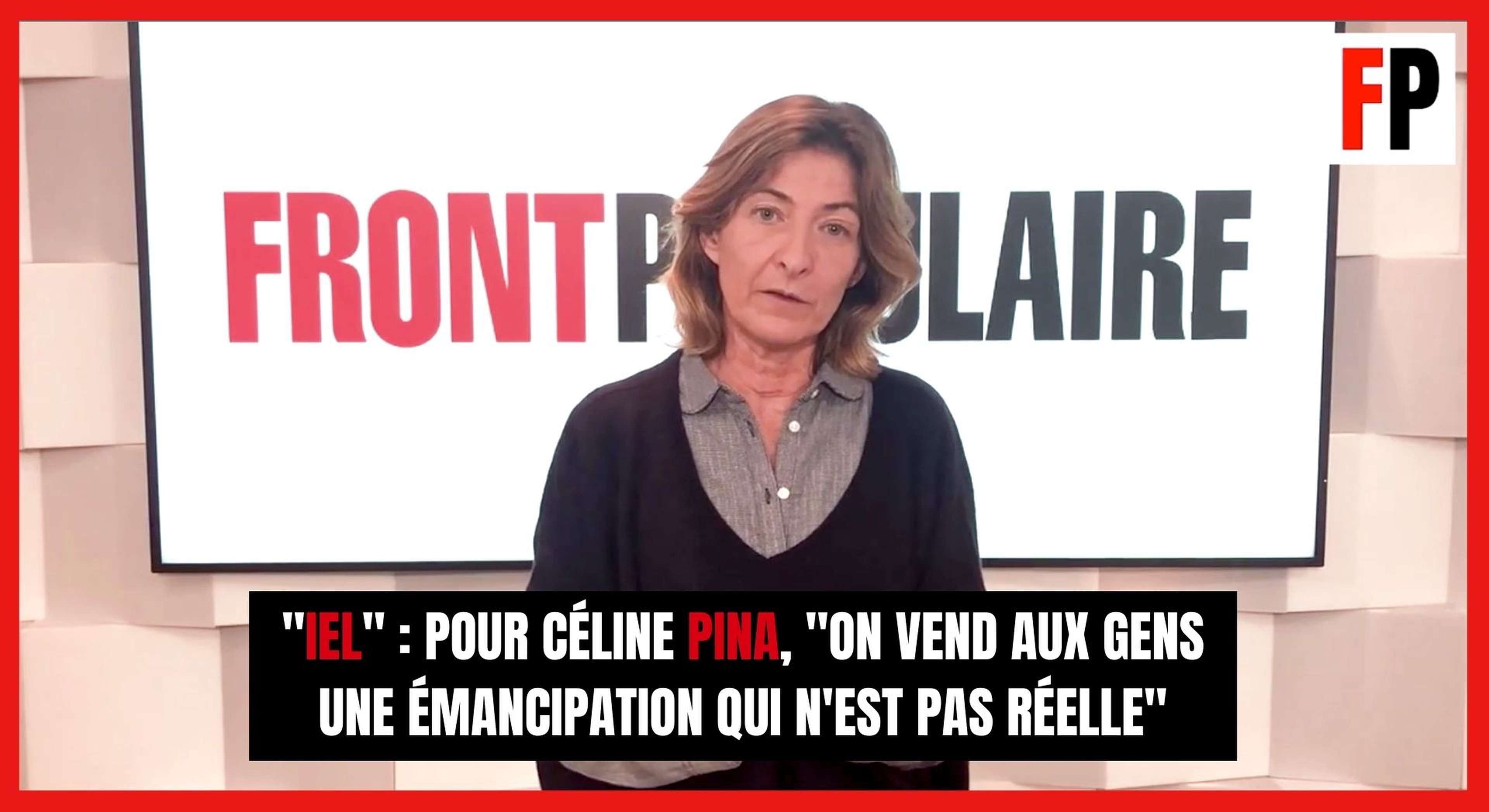 Céline Pina sur le pronom "iel" : "On vend aux gens une émancipation qui n'est pas réelle"
