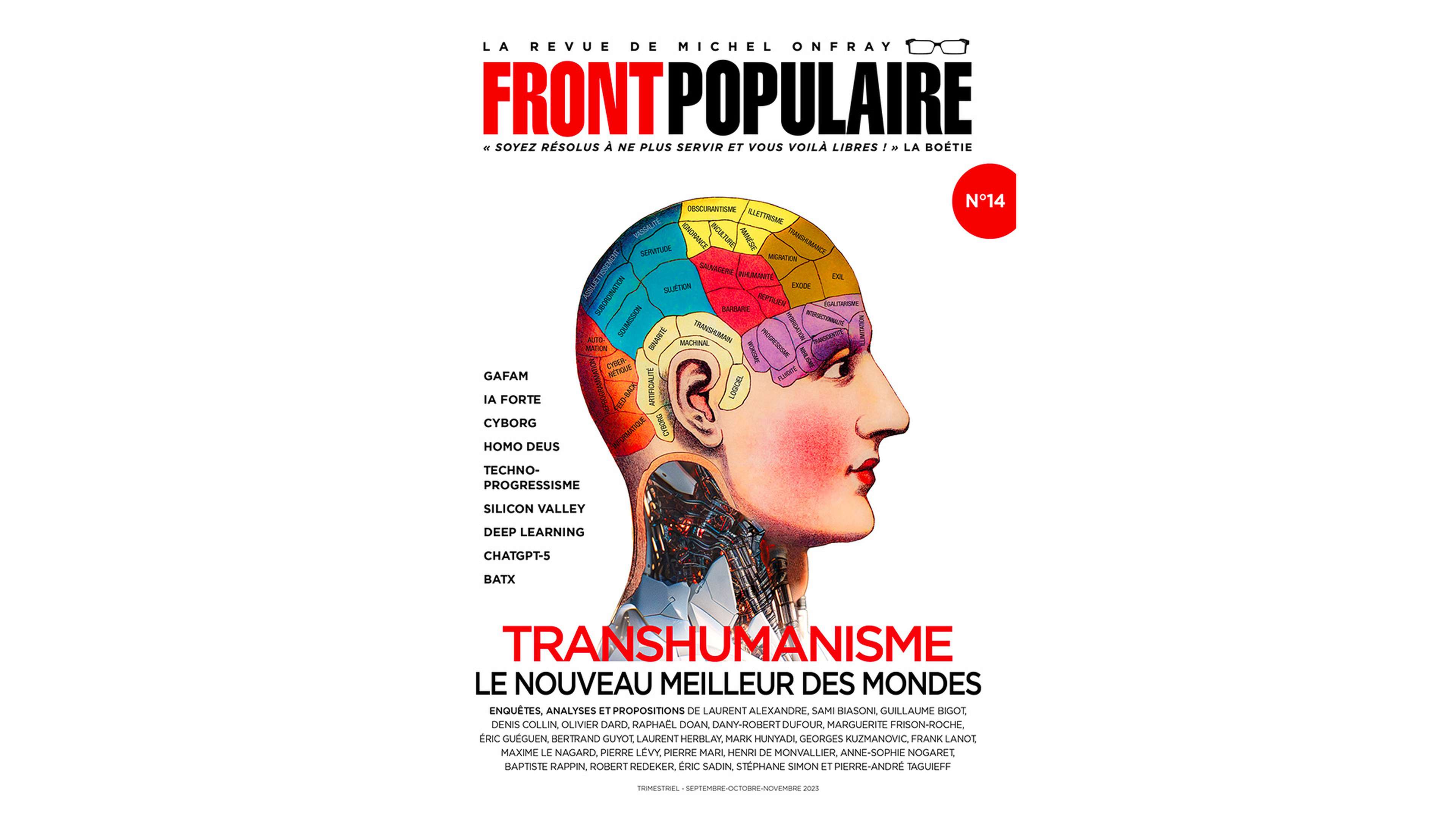 Découvrez Front Populaire n°14 : Transhumanisme, le nouveau meilleur des mondes