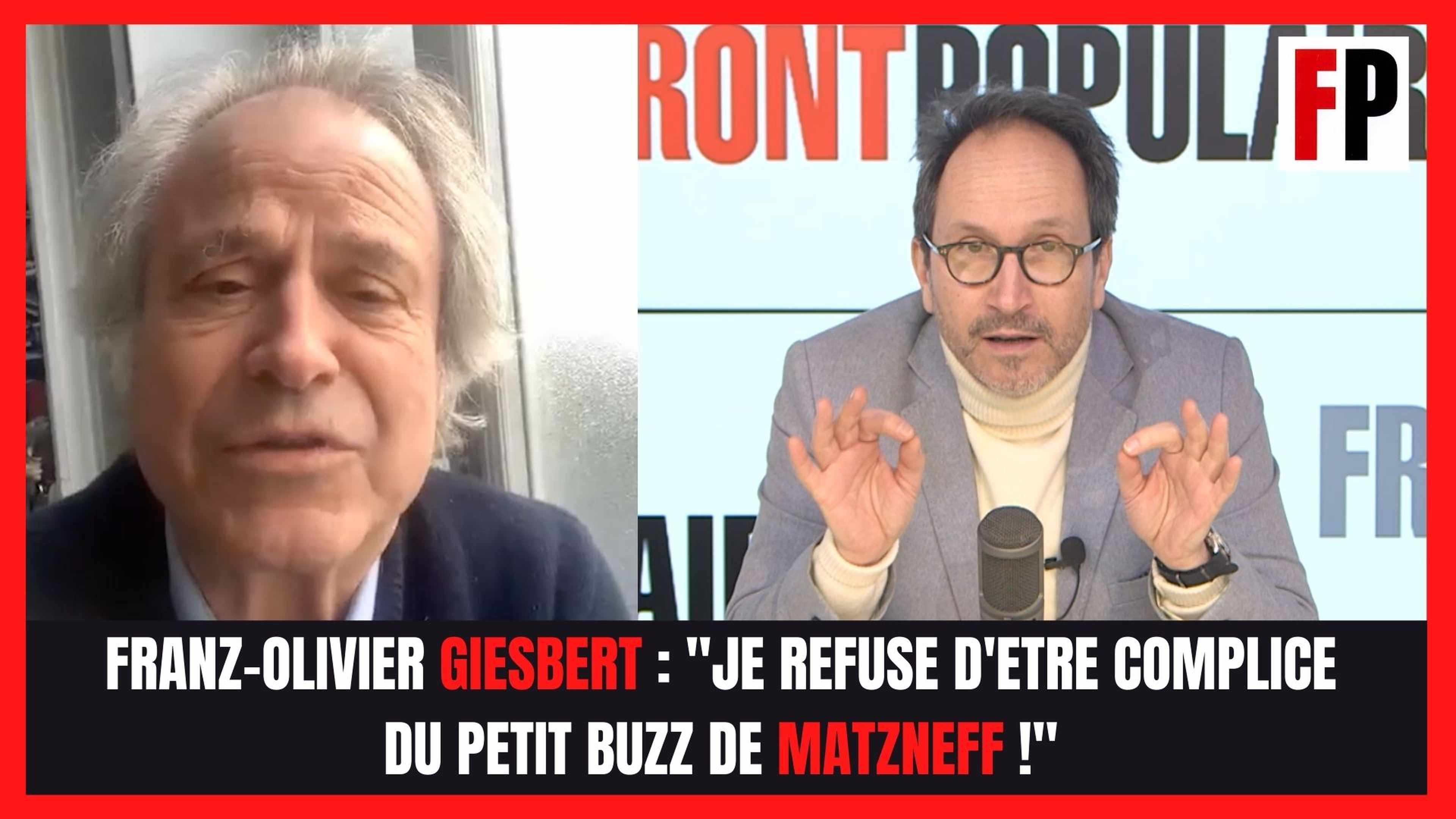 FOG : "Je refuse d'être complice du petit buzz de Matzneff !"