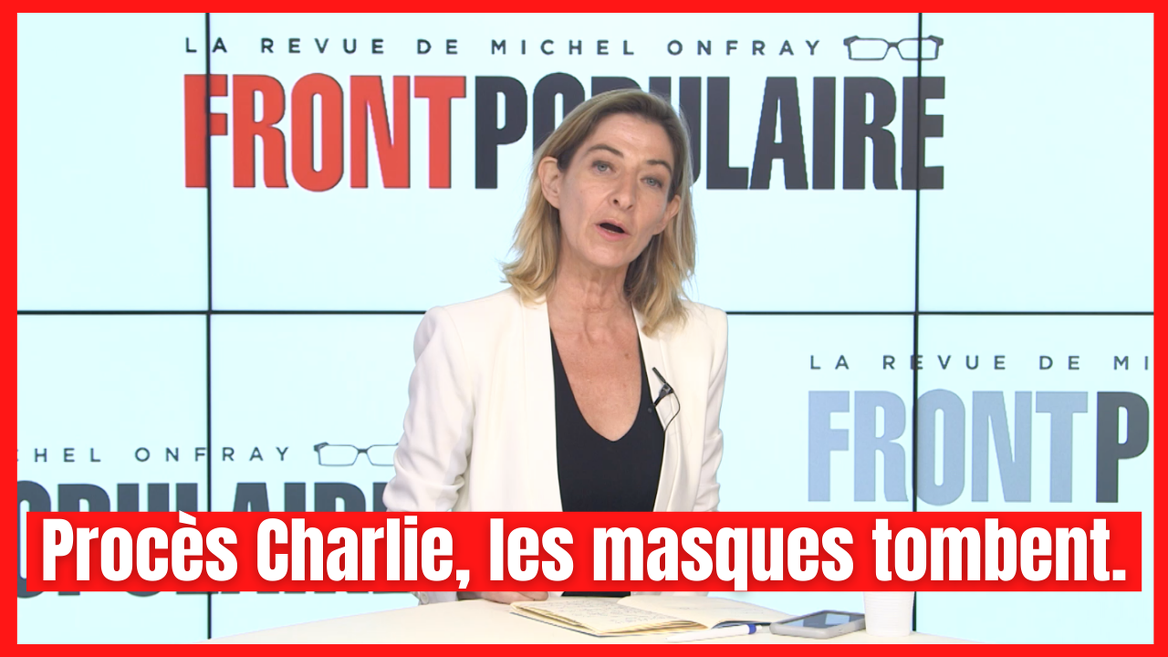 Céline Pina : Procès Charlie, les masques tombent. 