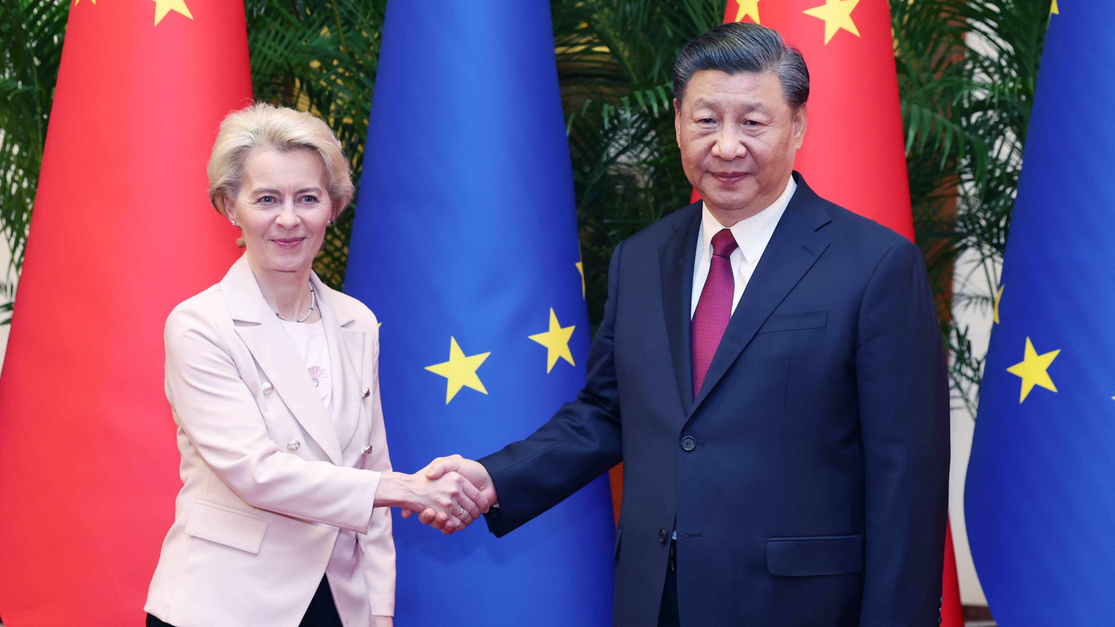 ursula-von-der-leyen-xi-jinping-automobile-drois-de-douane