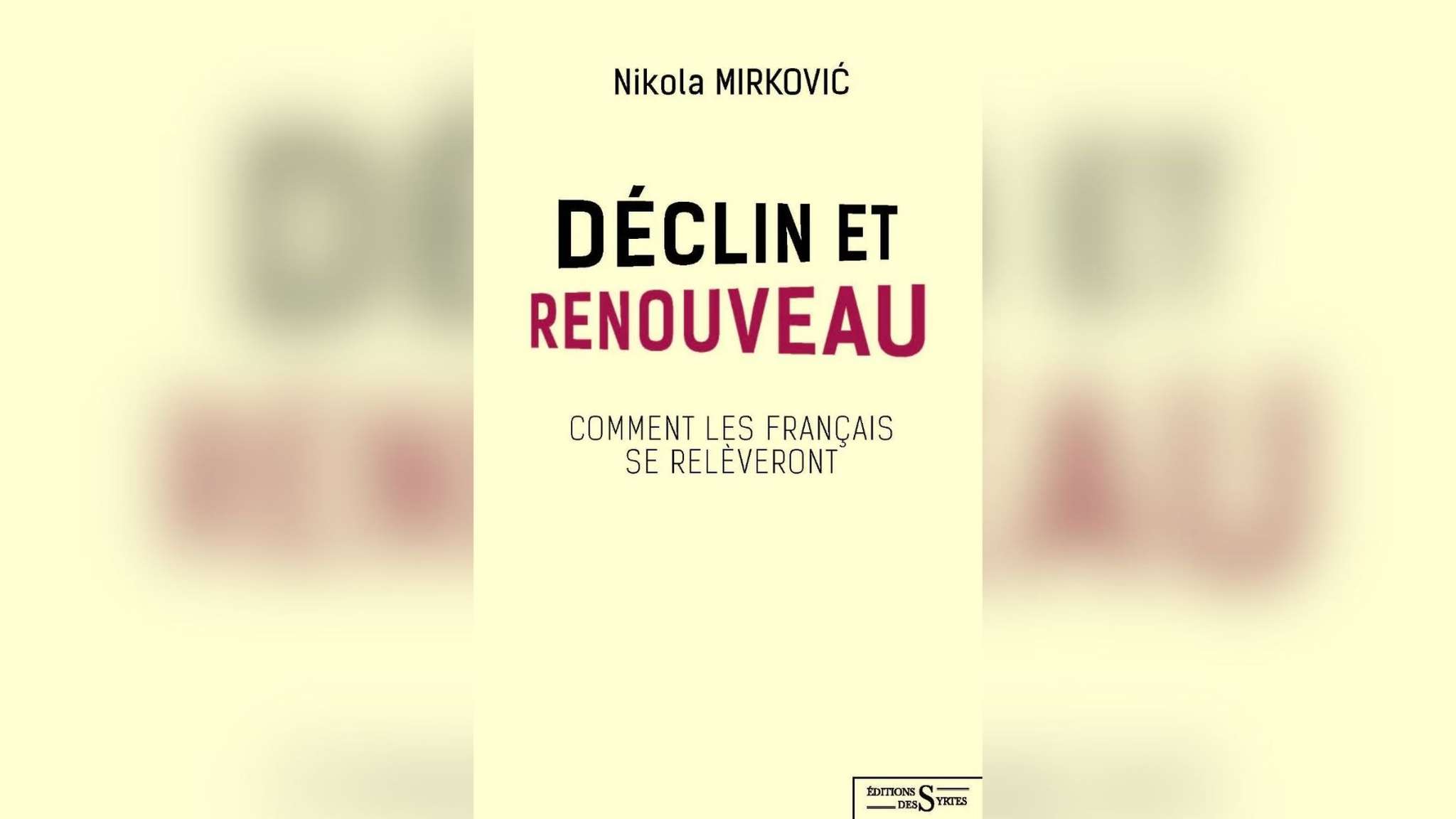 Nikola Mirković : « Les socles fondateurs sur lesquels repose la nation ...