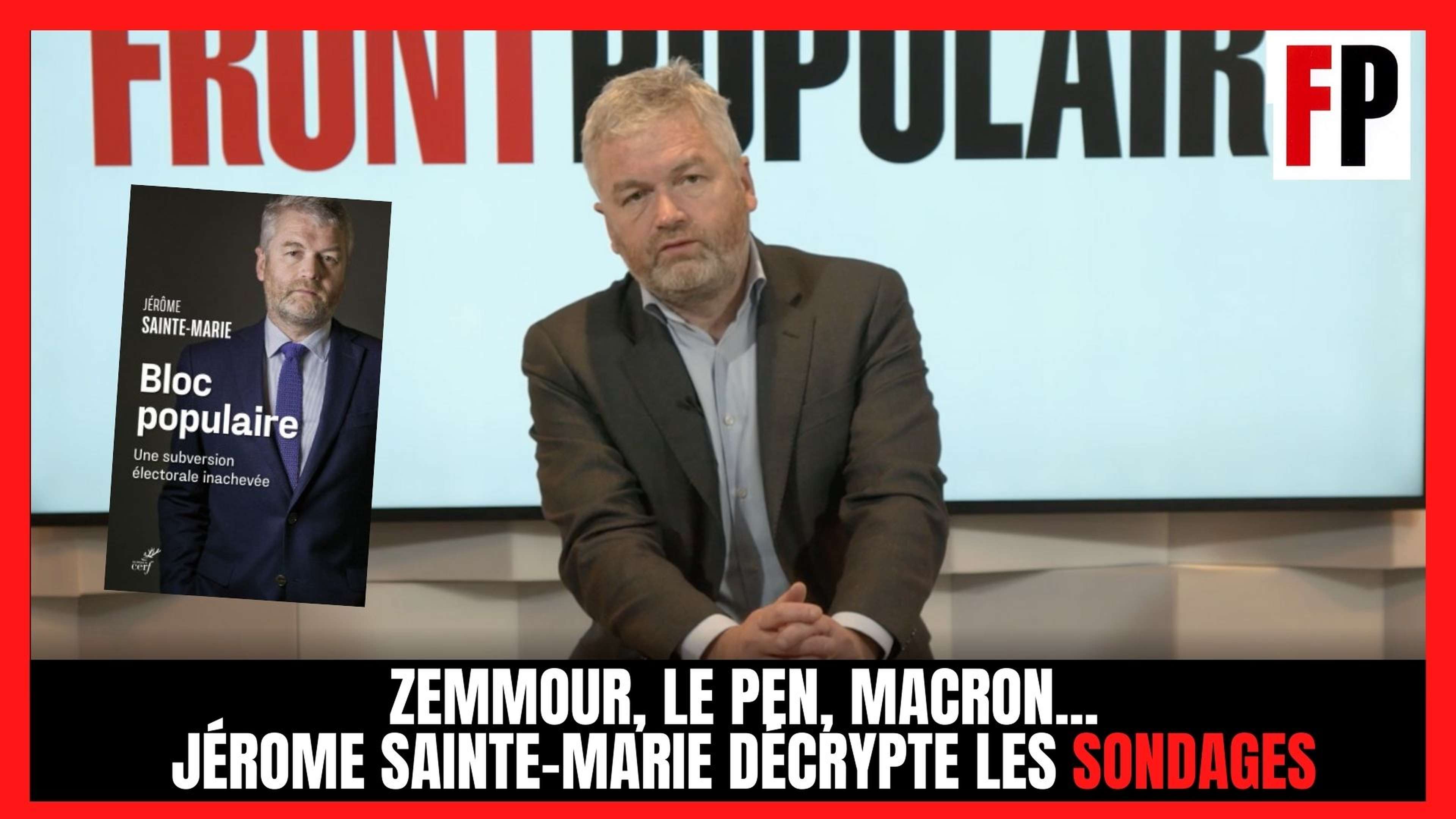 Zemmour, Le Pen, Macron... Jérôme Sainte-Marie décrypte les sondages