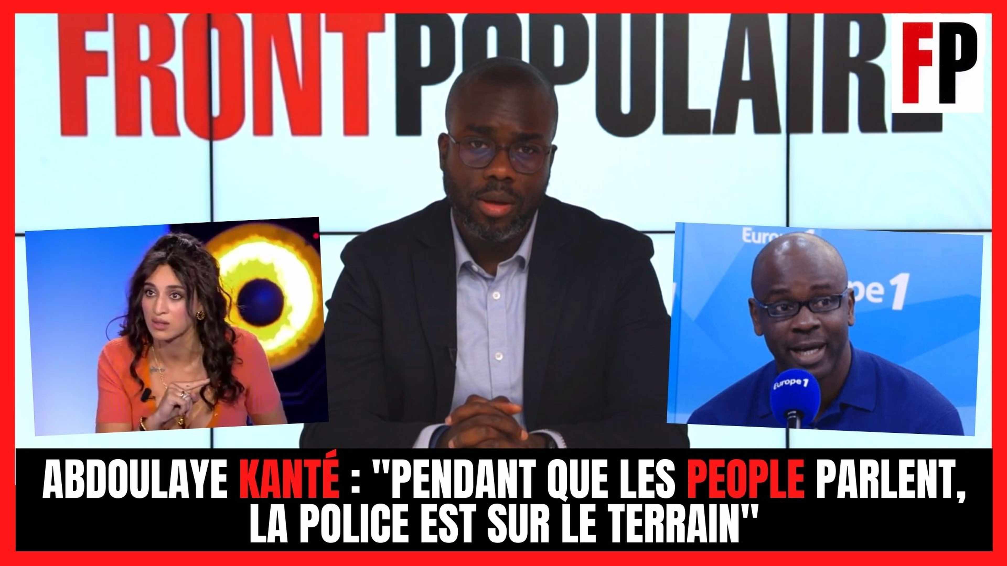 Abdoulaye Kanté : "Pendant que les people parlent, la police est sur le terrain"