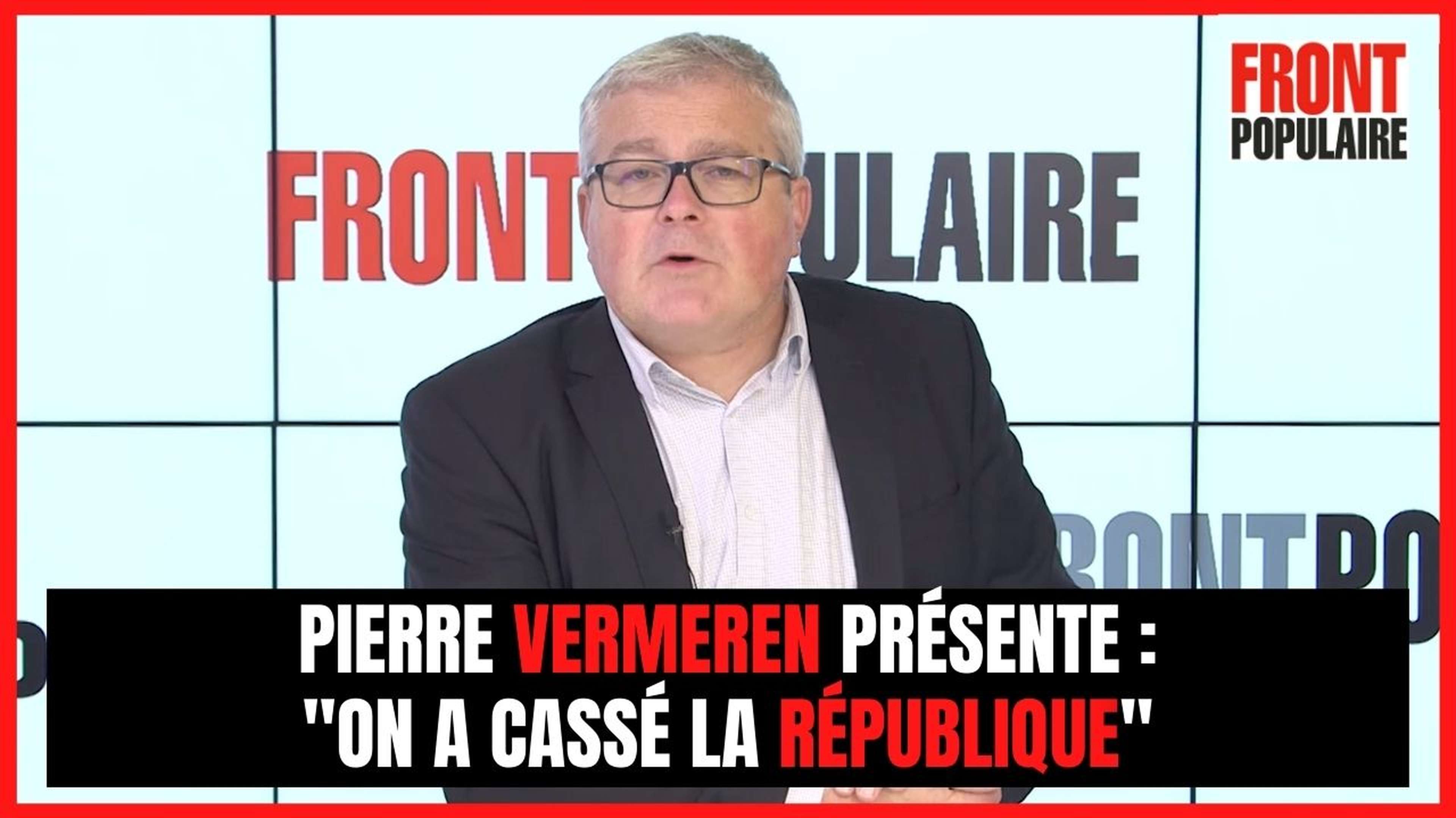 Pierre Vermeren : "On a cassé la République"