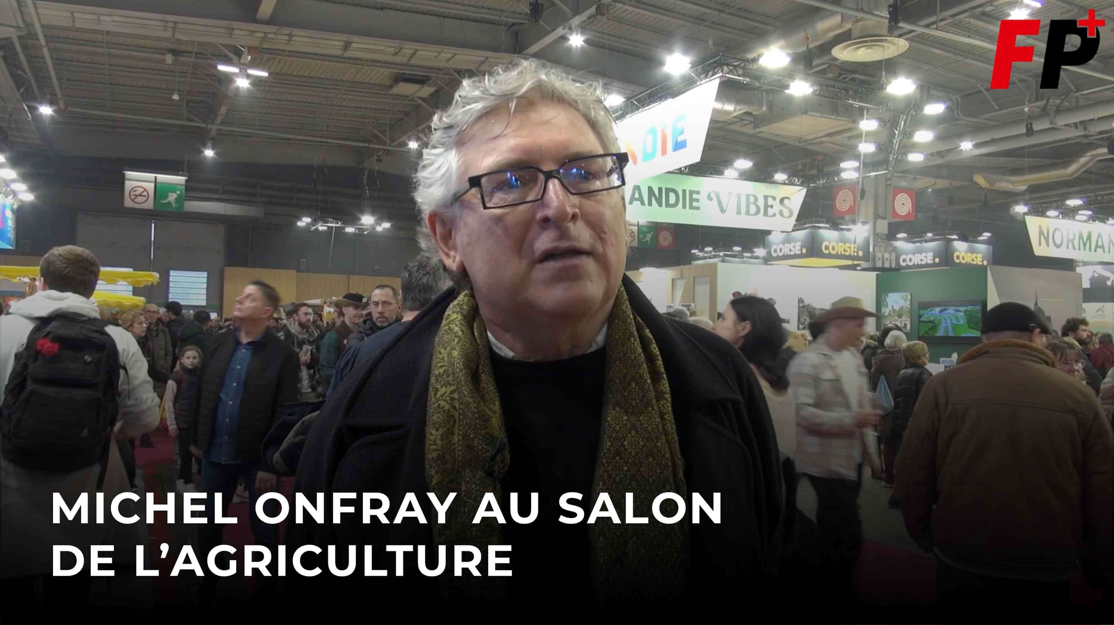 Michel Onfray au Salon de l'Agriculture