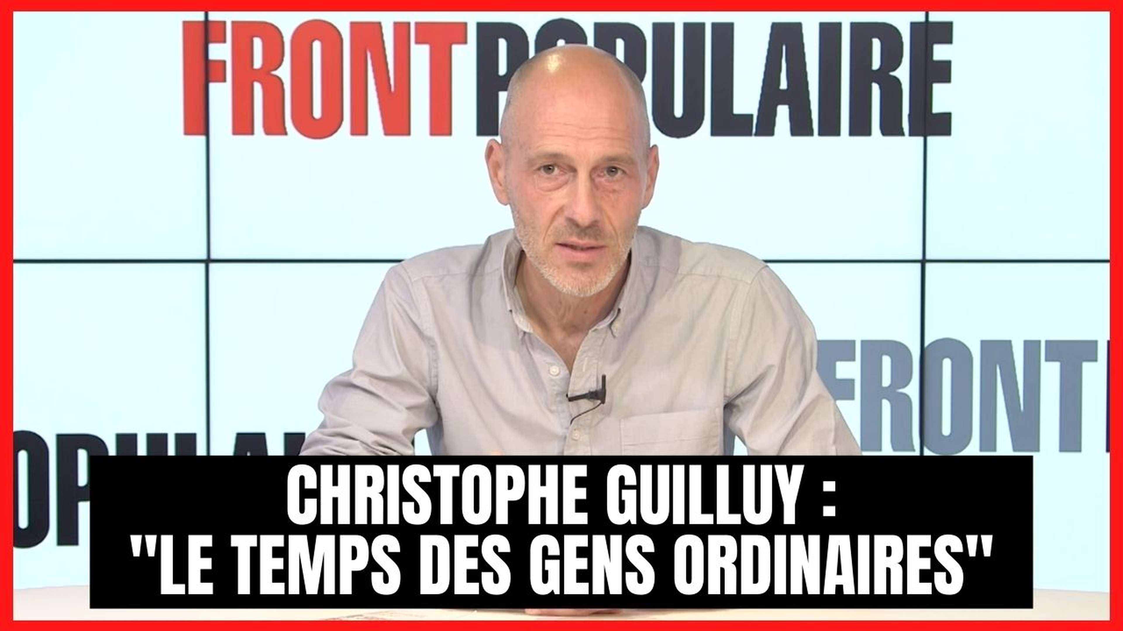 Christophe Guilluy : "Nos élites doivent comprendre que le modèle néolibéral n'épargnera personne"
