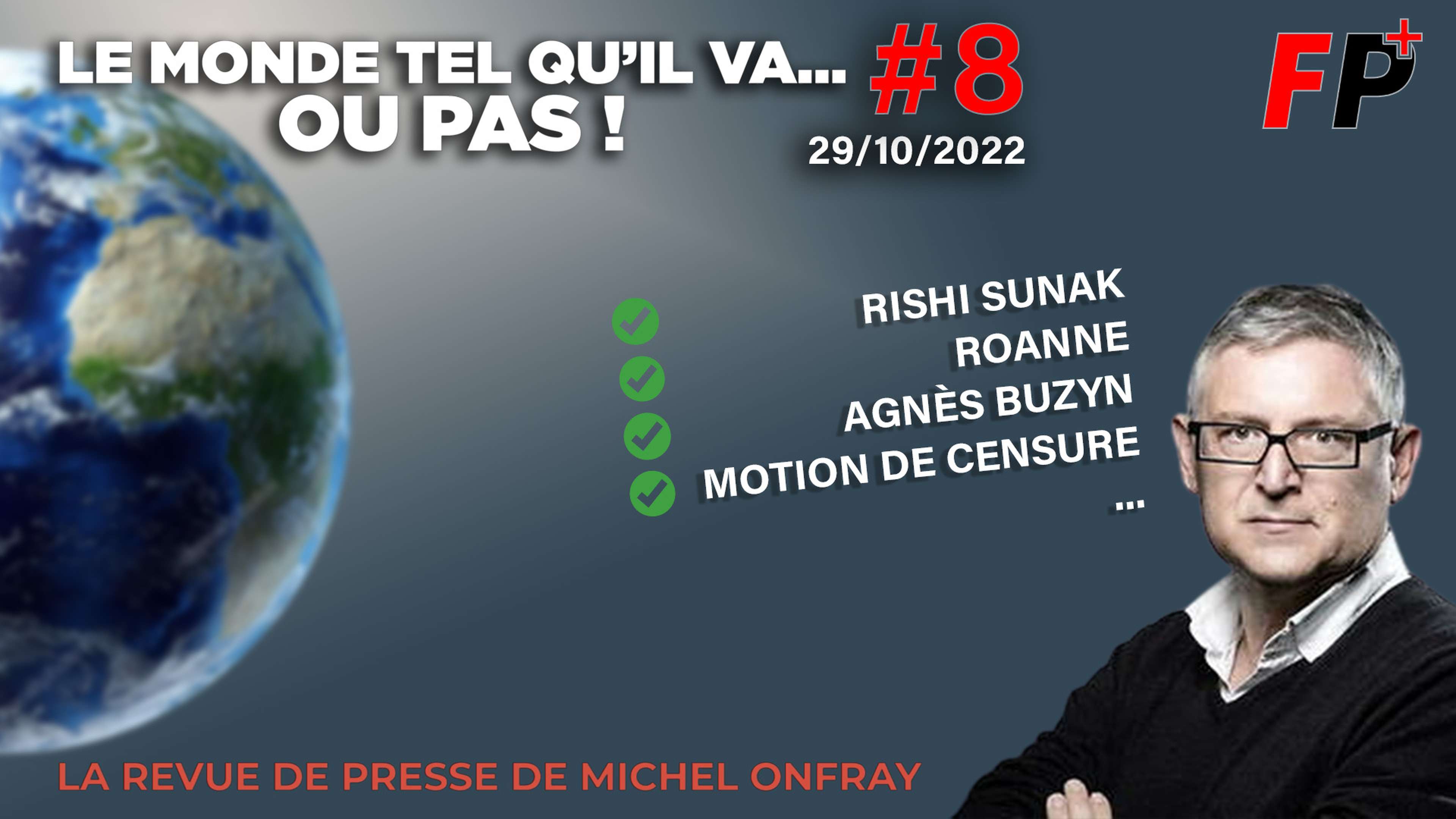 Le monde tel qu'il va… ou pas ! – la revue de presse de Michel Onfray (#8)