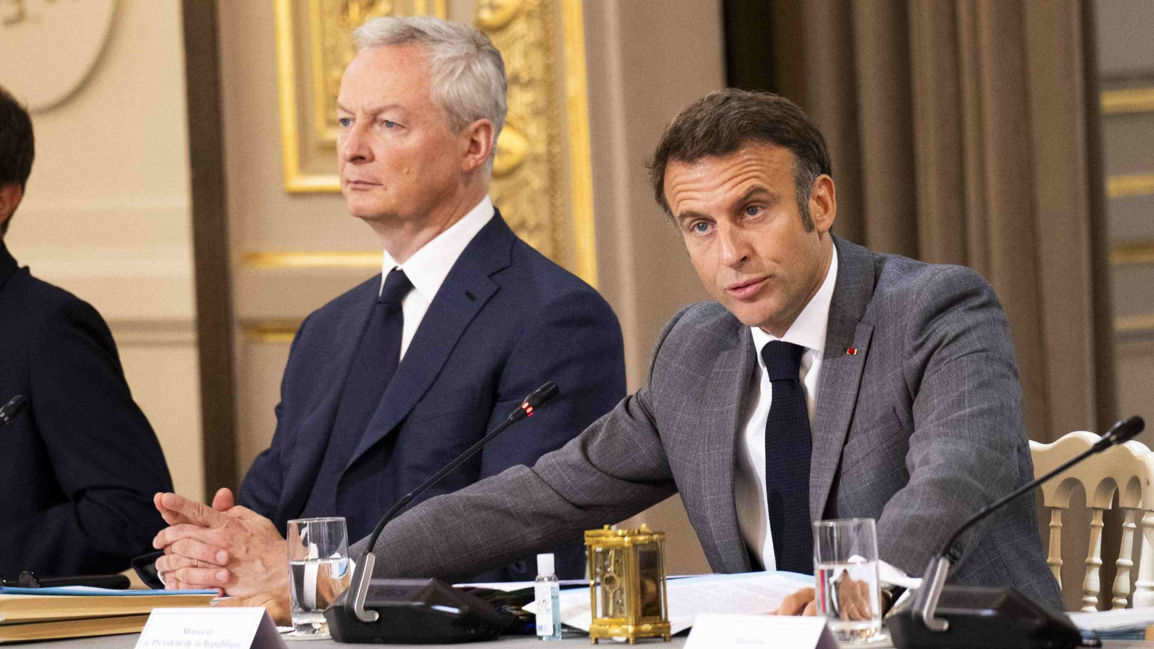 Bruno-Le-Maire-Emmanuel-Macron